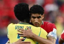 Vinícius Júnior reconhece atuação abaixo do esperado e cobra evolução da Seleção Brasileira