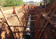 Obra na Avenida Bernardo Sayão interrompe temporariamente a via de acesso a condomínios