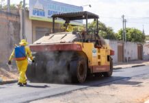 Recapeamento avança no Boa Vista II com investimento superior a R$ 5 milhões