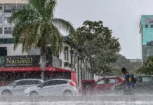 Frente fria leva chuva ao Centro-Oeste e parte do Norte do país