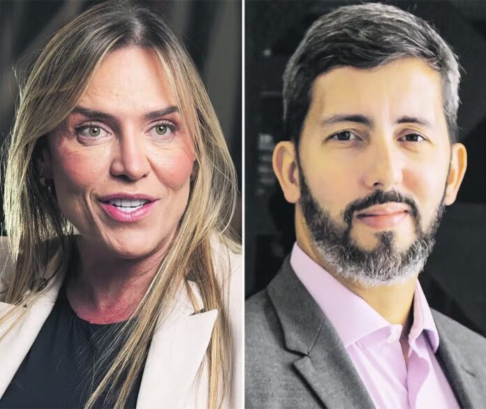 Celina Leão e Leandro Grass