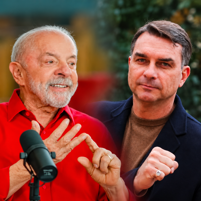 Lula x Flávio Eleições 2026